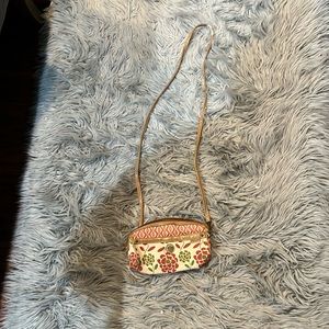 Floral cross body